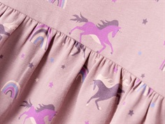 Name It rosa kjole med heste og regnbuer